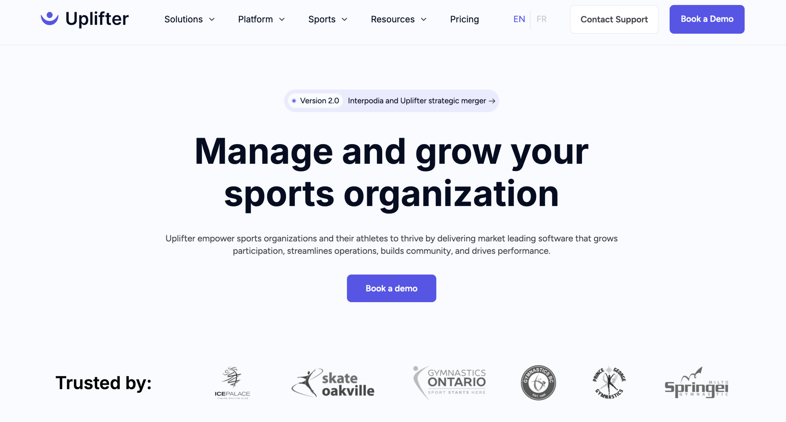 Uplifter parks and rec management software
